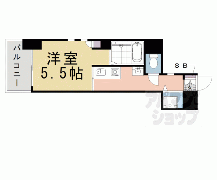 【ライオンズマンション東洞院】間取