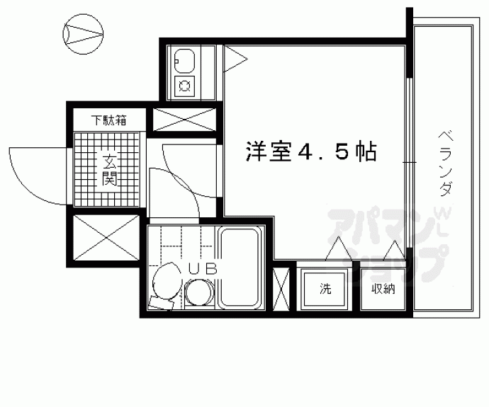 【ライオンズマンション東洞院】間取