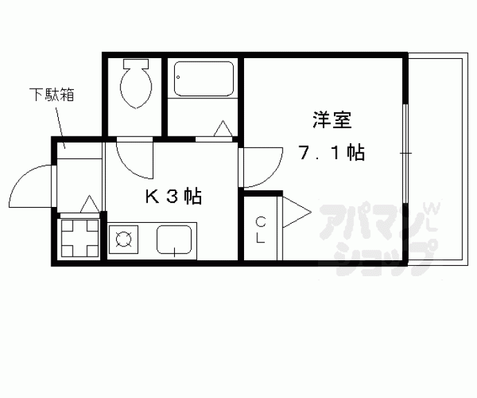 【ライオンズマンション東洞院】間取