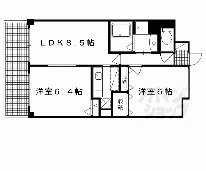 【プラネシア星の子御所西】間取