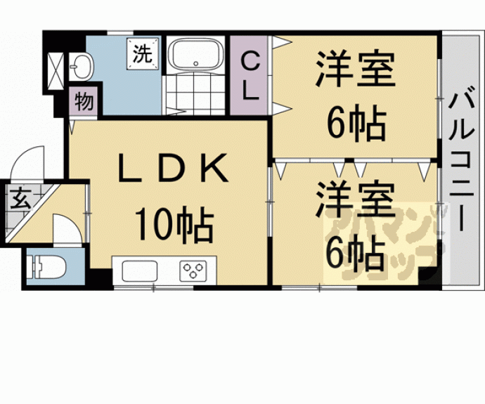 【クオリティーアベビル】間取