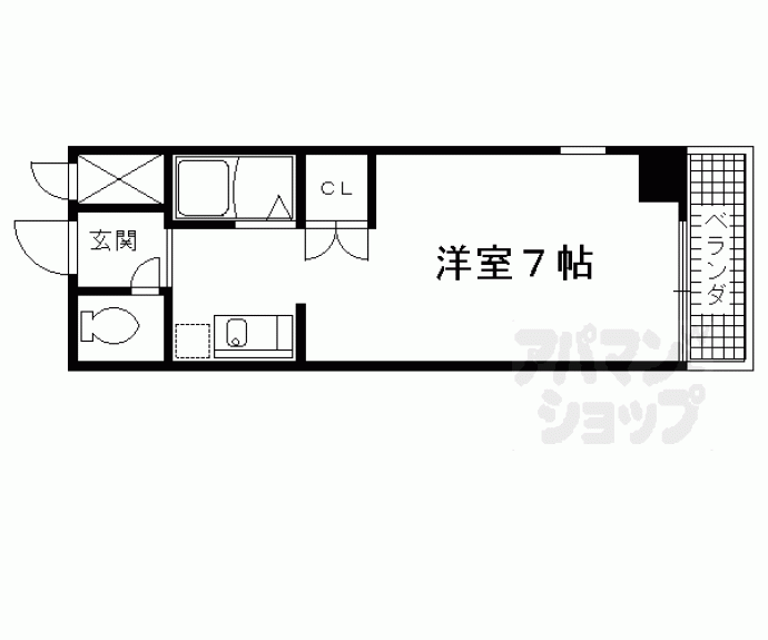 【エトワール四条】間取