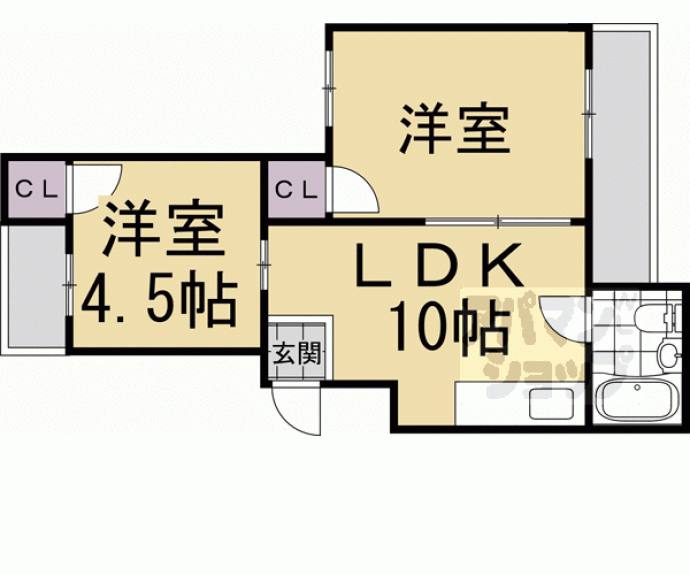 【大鳳ハイツ】間取
