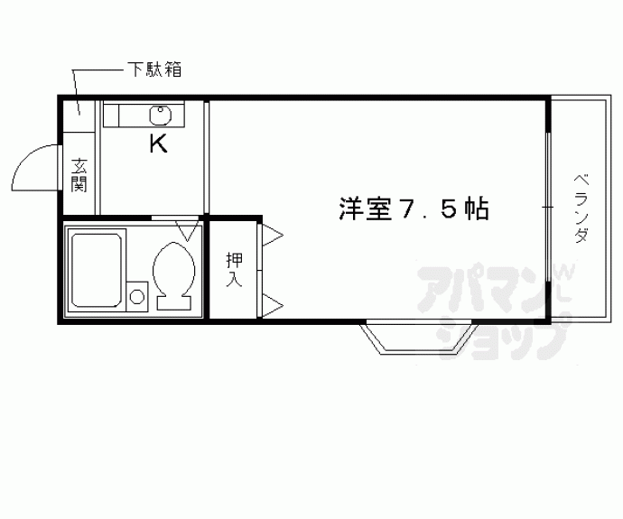 【ドミ大田】間取