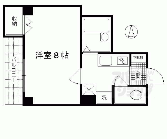 【ヴィル・ヌーブMASUDA】間取