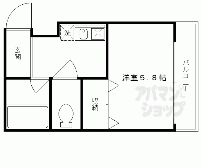 【スカイロード御池】間取