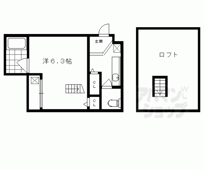 【スカイロード御池】間取