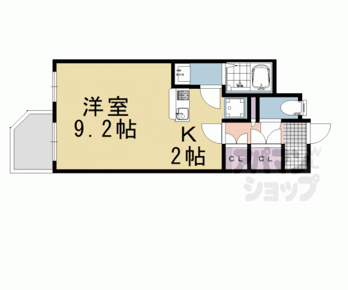 【第４７長栄フォルム御幸町】間取