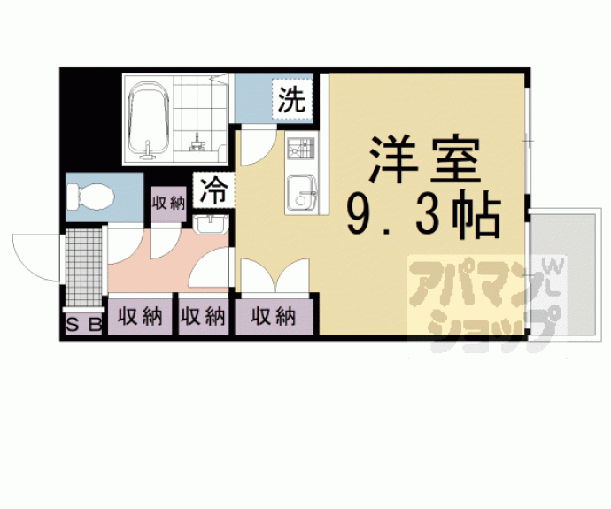 【第４７長栄フォルム御幸町】間取