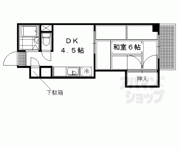 【ハイツサンローズ】間取