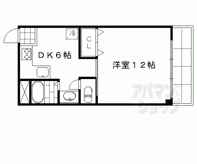 【メゾン・ド・白河】間取