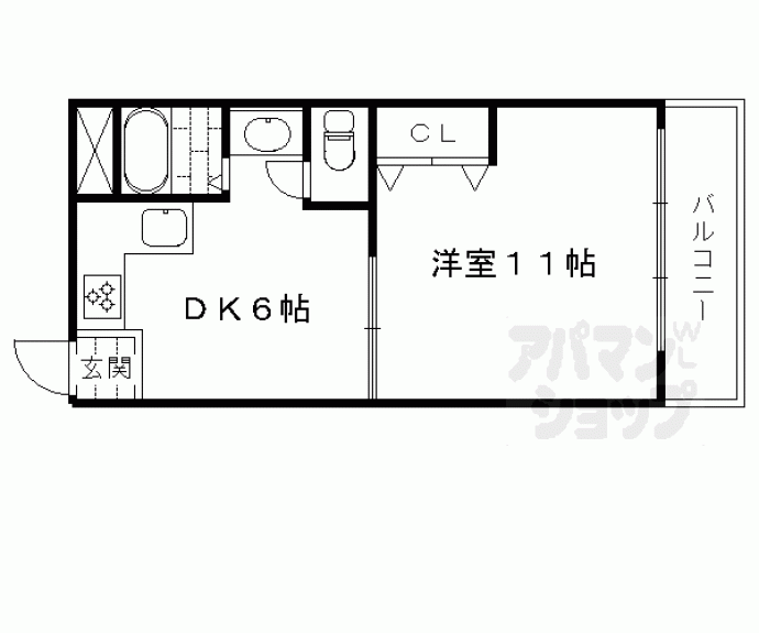 【メゾン・ド・白河】間取