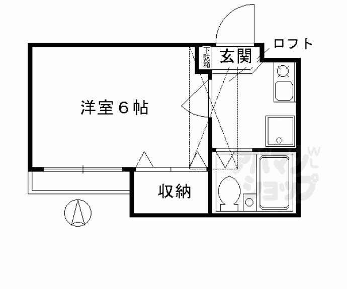 【ソレイユ21四条大宮】間取