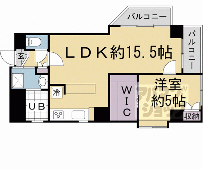 【グランドムール堺町二条】間取
