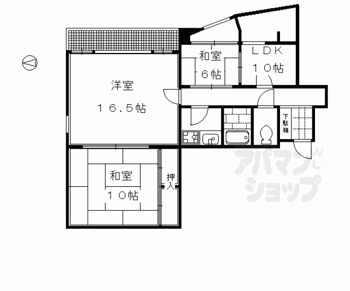 【グランフォルム京都御所南】間取