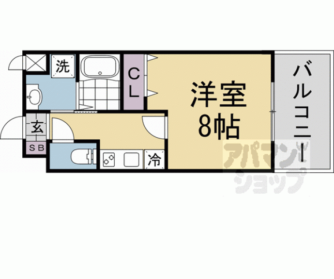 【クオリエ京都堀川アネックス】間取