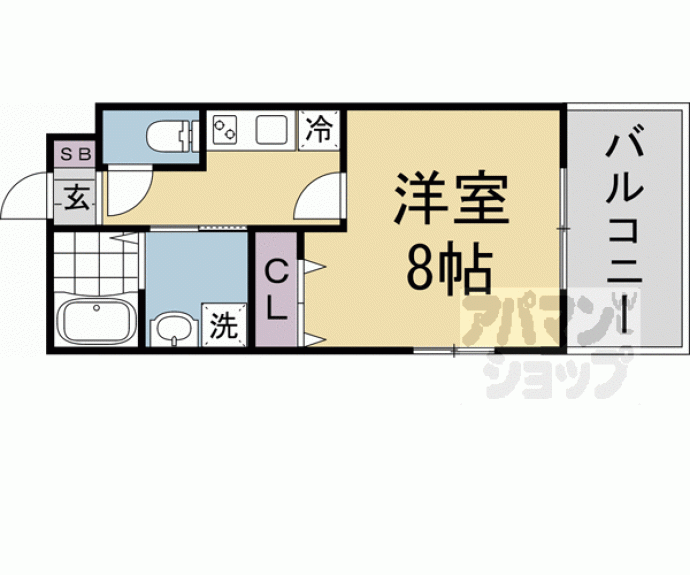 【クオリエ京都堀川アネックス】間取