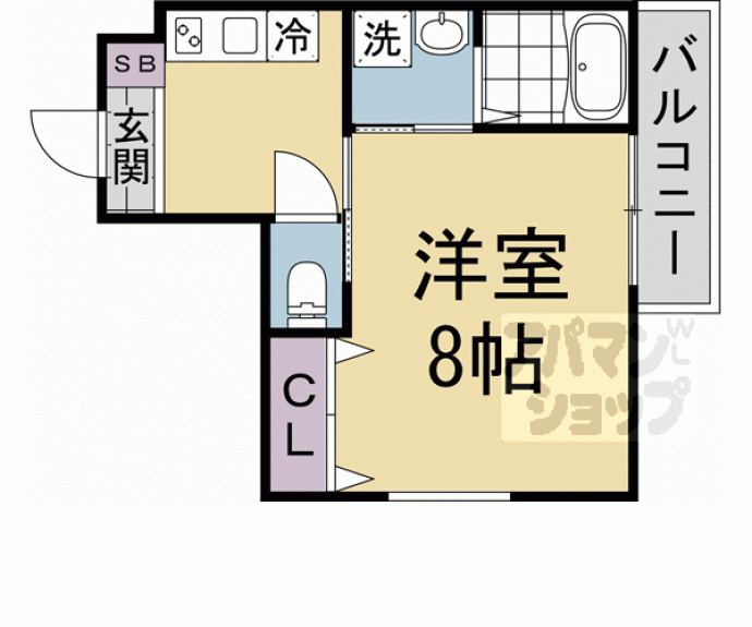 【クオリエ京都堀川】間取