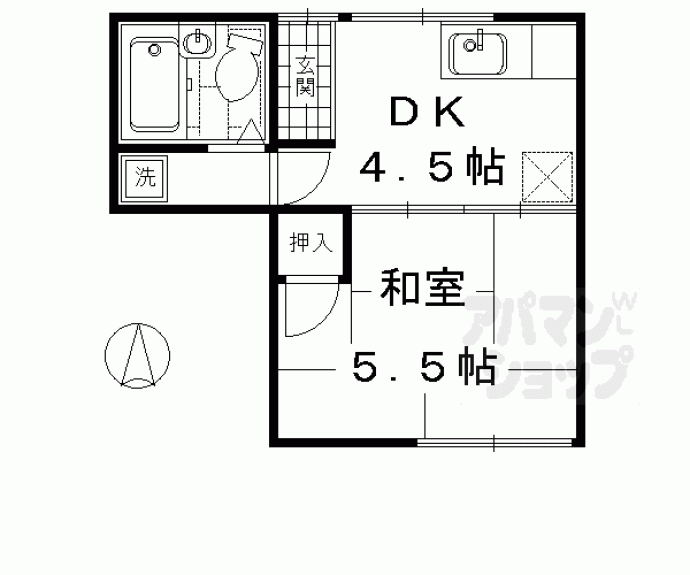 【ハイツ豊園】間取