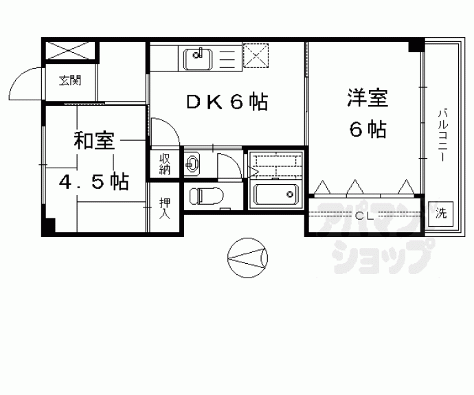 【コーポ聖】間取
