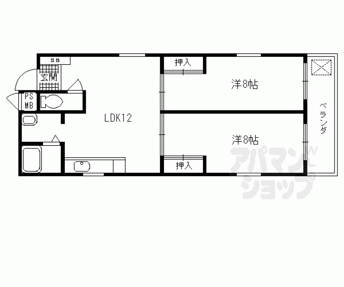 【未麗七条大宮】間取