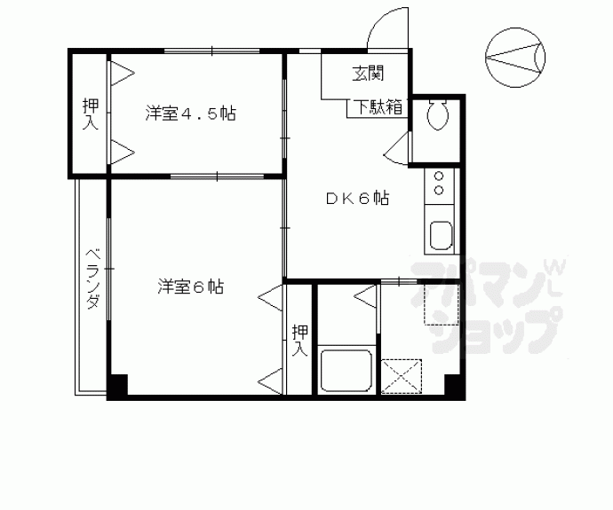 【原田マンション】間取