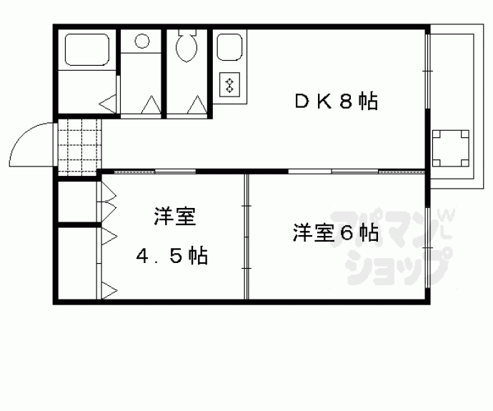 【サニーハイツ】間取