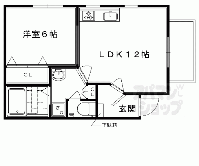 【京かも川　桜邸】間取