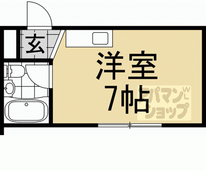 【コーポ林】間取