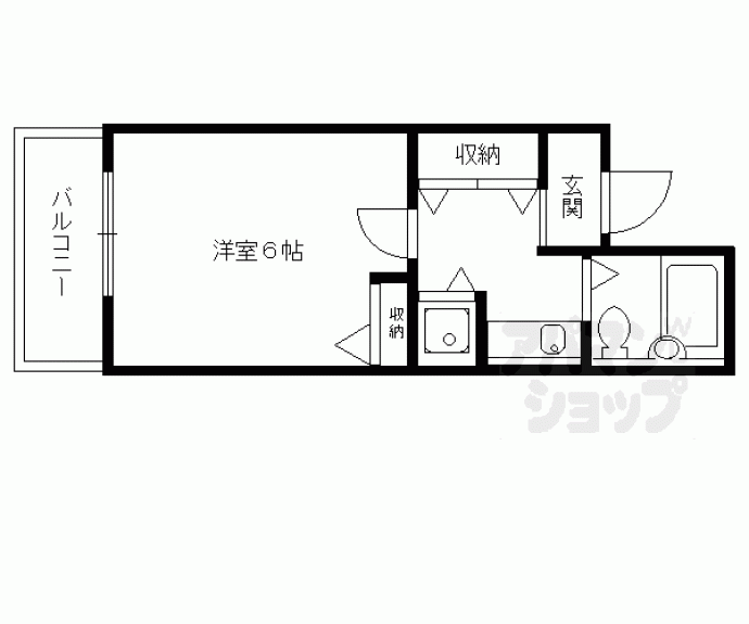 【ジョイフル御池】間取