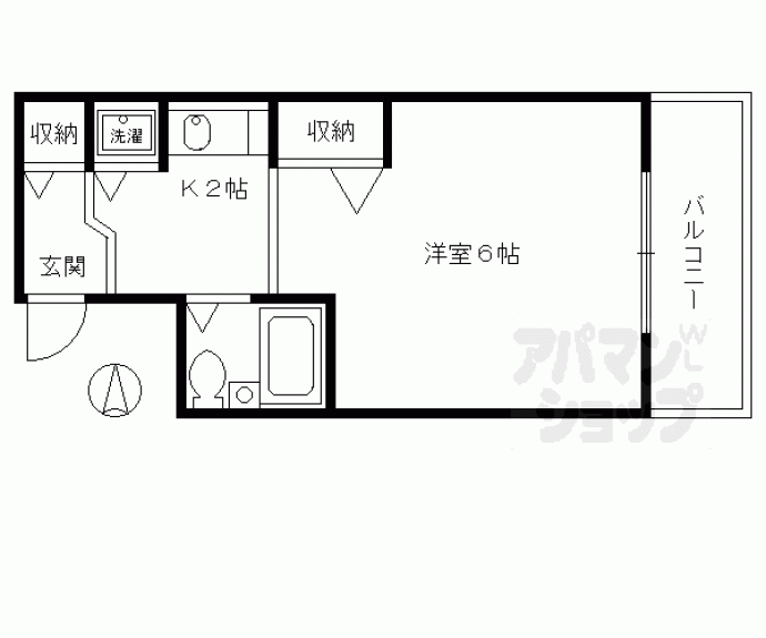 【ジョイフル御池】間取