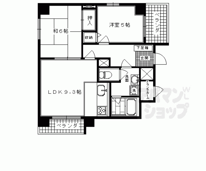 【御池パークマンション】間取