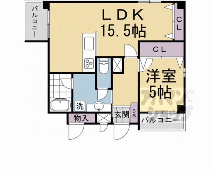 【御池パークマンション】間取