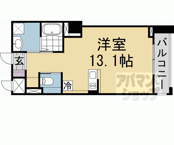 【烏丸アネックスⅡ】間取