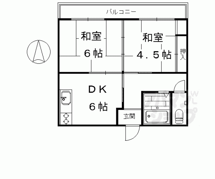 【コーポラス島原】間取