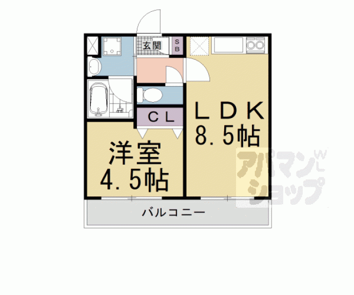 【ＣＵＯＲＥｔａｋｅｄａ】間取