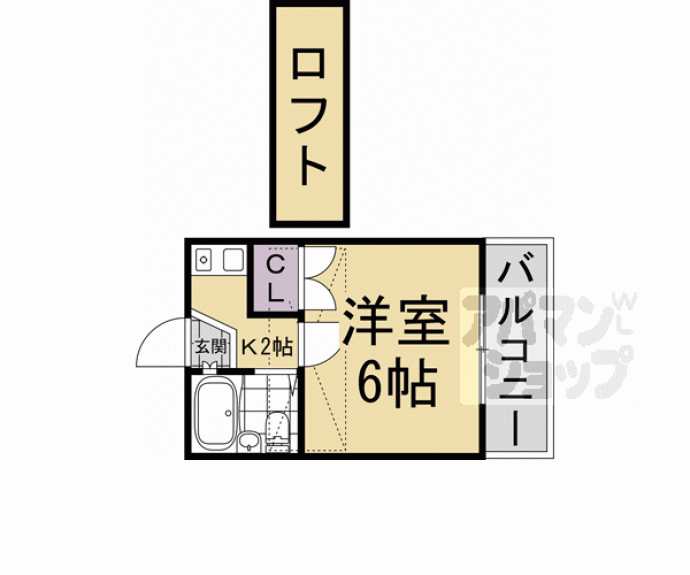 【山科第１５マンション】間取