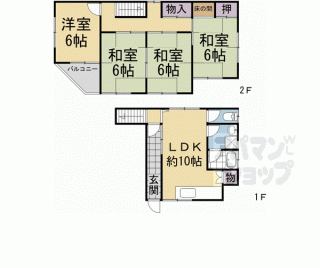 【横大路天王前貸家】
