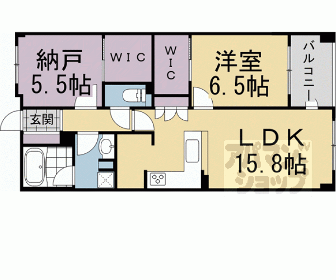 【ローレルコート京都御所東】間取