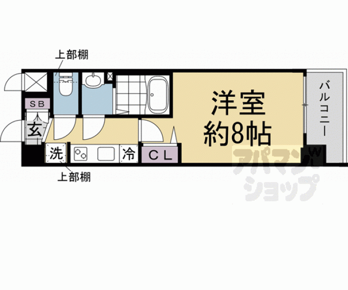 【ソルテラス嵯峨嵐山】間取