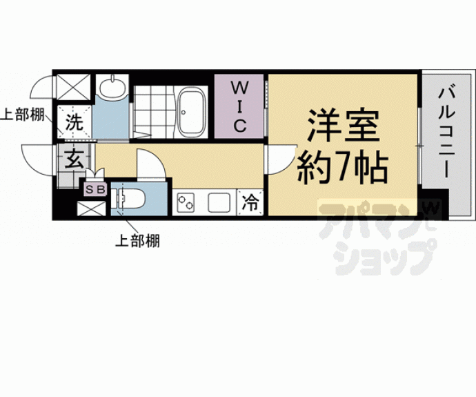 【ソルテラス嵯峨嵐山】間取
