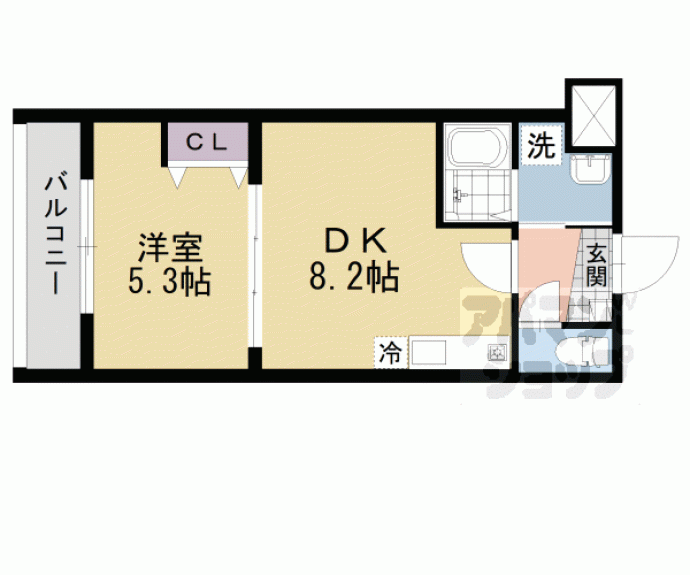【仮称）ＣＵＯＲＥ城陽】間取