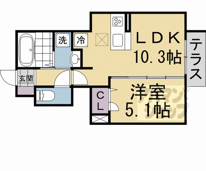 【メゾン・ド・雅】間取