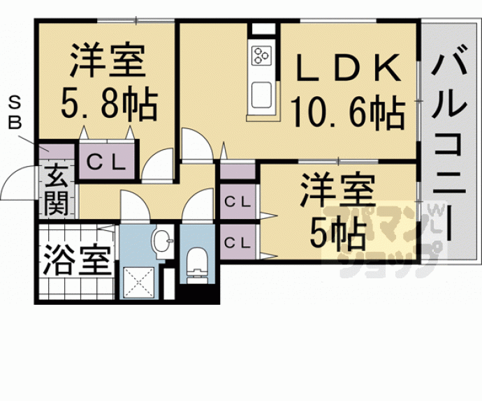 【ＨＩＧＨＢＲＩＤＧＥ・ＧＲＡＮＤＥ】間取
