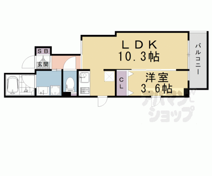 【R.北車屋町】間取