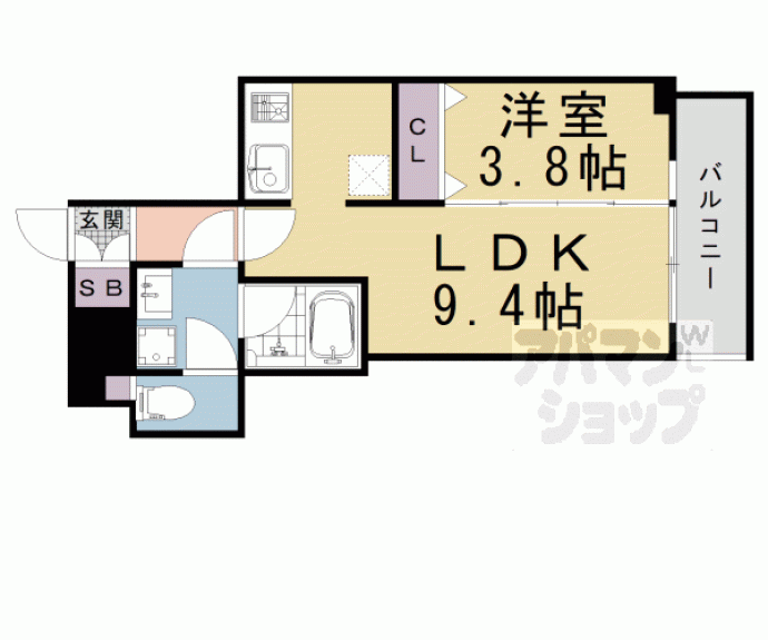 【Ｒ．北車屋町】間取