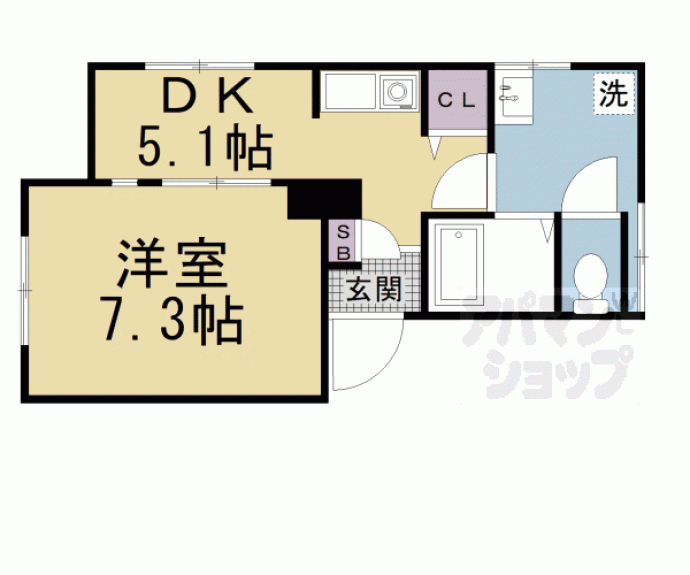 【ベンチュラエンドウ桂】間取