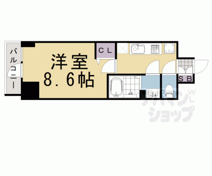 【DCガーデン京都西】間取