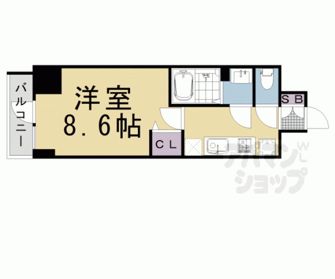 【ＤＣガーデン京都西】間取