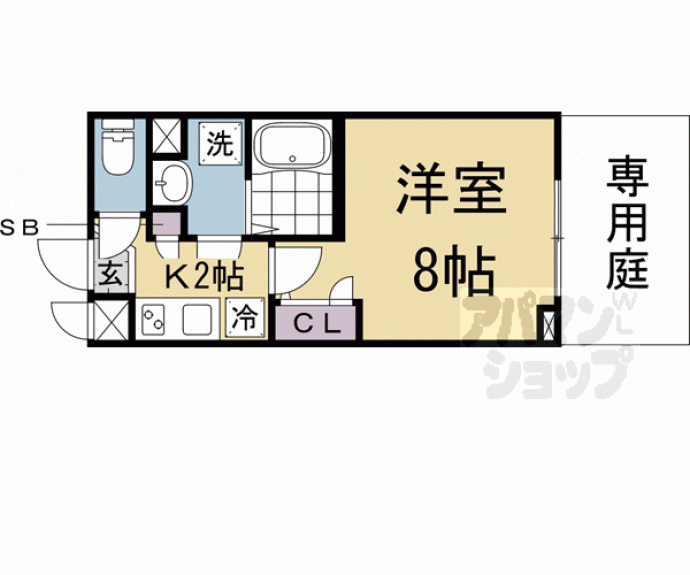 【グランカーサ京都駅前】間取